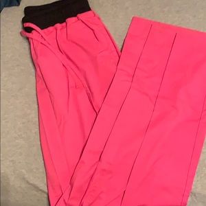 Pink scrub bottoms